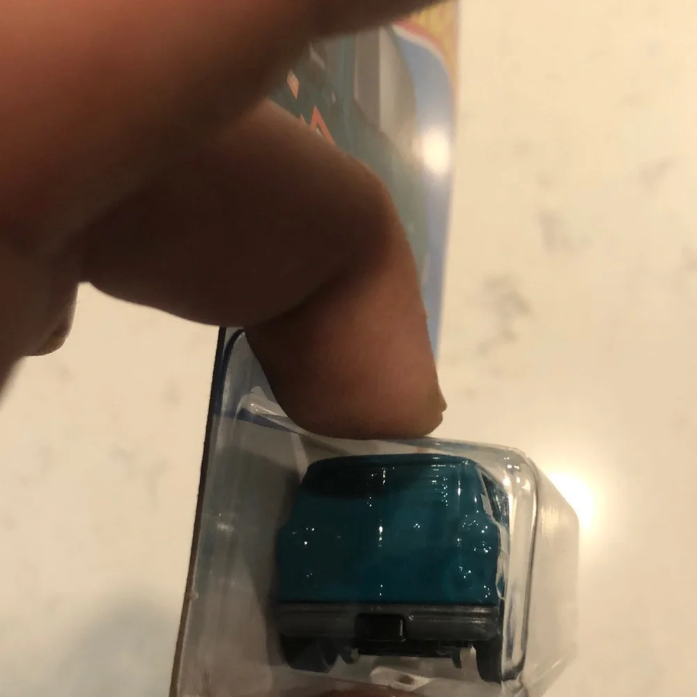 Blue Dodge Van